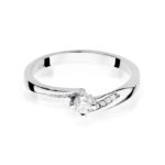 Inel Aur 14K cu Diamant 0.19 ct - Imagine 5