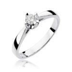 Inel Aur 14K cu Diamant 0.20 ct - Imagine 4