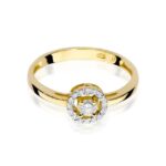 Inel Aur 14K cu Diamant 0.20 ct - Imagine 2