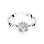 Inel Aur 14K cu Diamant 0.20 ct - Imagine 5