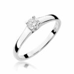 Inel Aur 14K cu Diamant 0.20 ct - Imagine 4
