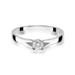 Inel Aur 14K cu Diamant 0.20 ct - Imagine 5