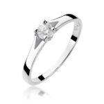Inel Aur 14K cu Diamant 0.20 ct - Imagine 4
