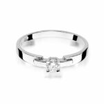 Inel Aur 14K cu Diamant 0.20 ct - Imagine 5