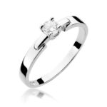 Inel Aur 14K cu Diamant 0.20 ct - Imagine 4