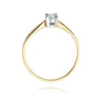 Inel Aur 14K cu Diamant 0.20 ct - Imagine 3