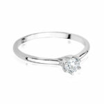 Inel Aur 14K cu Diamant 0.20 ct - Imagine 5