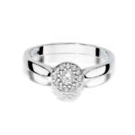 Inel Aur 14K cu Diamant 0.22 ct - Imagine 5