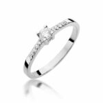 Inel Aur 14K cu Diamant 0.22 ct - Imagine 4