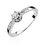 Inel Aur 14K cu Diamant 0.25 ct - Imagine 4