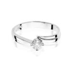 Inel Aur 14K cu Diamant 0.25 ct - Imagine 5