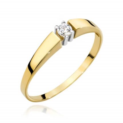 Inel Aur 14K cu Diamant 0.25 ct