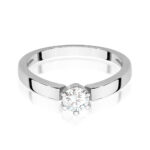 Inel Aur 14K cu Diamant 0.25 ct - Imagine 5