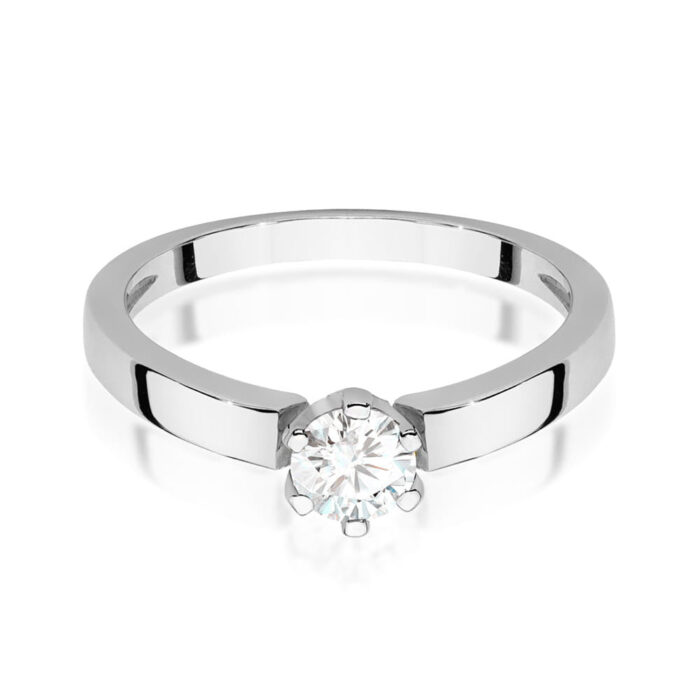 Inel Aur 14K cu Diamant 0.25 ct - Imagine 5
