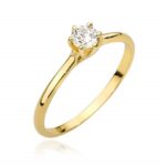 Inel Aur 14k cu Diamant 0.25 ct