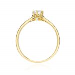 Inel Aur 14k cu Diamant 0.25 ct - Imagine 3