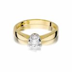 Inel Aur 14K cu Diamant 0.30 ct - Imagine 2