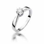 Inel Aur 14K cu Diamant 0.30 ct - Imagine 4