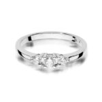 Inel Aur 14k cu Diamant 0.33 ct - Imagine 5
