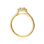 Inel Aur 14K cu Diamant 0.40 ct - Imagine 3