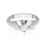 Inel Aur 14K cu Diamant 0.40 ct - Imagine 5