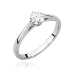Inel Aur 14K cu Diamant 0.40 ct - Imagine 4