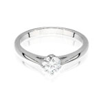 Inel Aur 14K cu Diamant 0.40 ct - Imagine 5