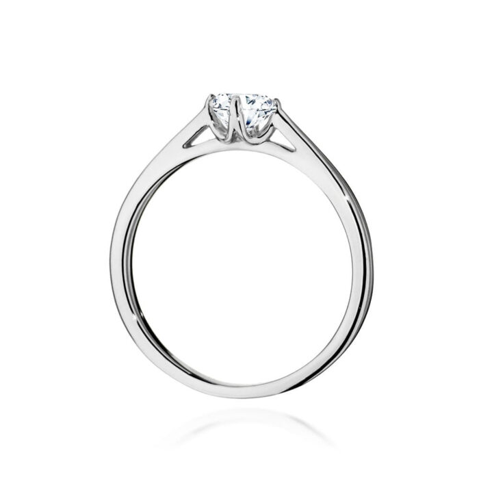 Inel Aur 14K cu Diamant 0.40 ct - Imagine 6