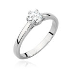 Inel Aur 14K cu Diamant 0.40 ct - Imagine 4