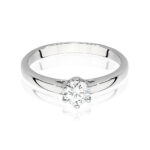 Inel Aur 14K cu Diamant 0.40 ct - Imagine 5