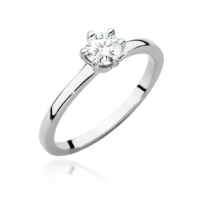 Inel Aur 14K cu Diamant 0.40 ct - Imagine 4