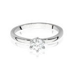 Inel Aur 14K cu Diamant 0.40 ct - Imagine 5