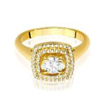 Inel Aur 14k cu Diamant 0.50 ct - Imagine 2