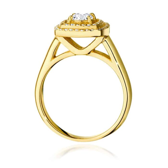 Inel Aur 14k cu Diamant 0.50 ct - Imagine 3