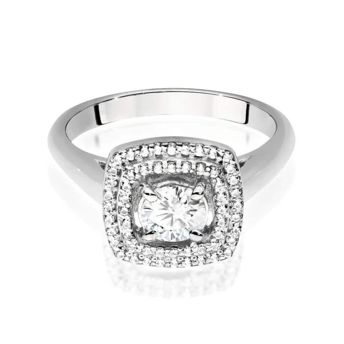 Inel Aur 14k cu Diamant 0.50 ct - Imagine 5