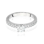 Inel Aur 14k cu Diamant 0.40 ct - Imagine 6
