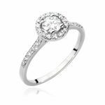 Inel Aur 14k cu Diamante 0.74 ct - Imagine 4