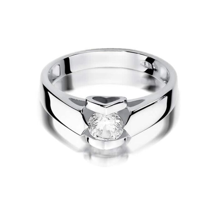 Inel Aur 14k cu Diamant 0.50 ct - Imagine 5