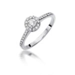 Inel Aur 14k cu Diamant 0.52 ct - Imagine 3