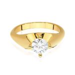 Inel Aur 14K cu Diamant 0.70 ct - Imagine 2