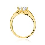 Inel Aur 14K cu Diamant 0.70 ct - Imagine 3