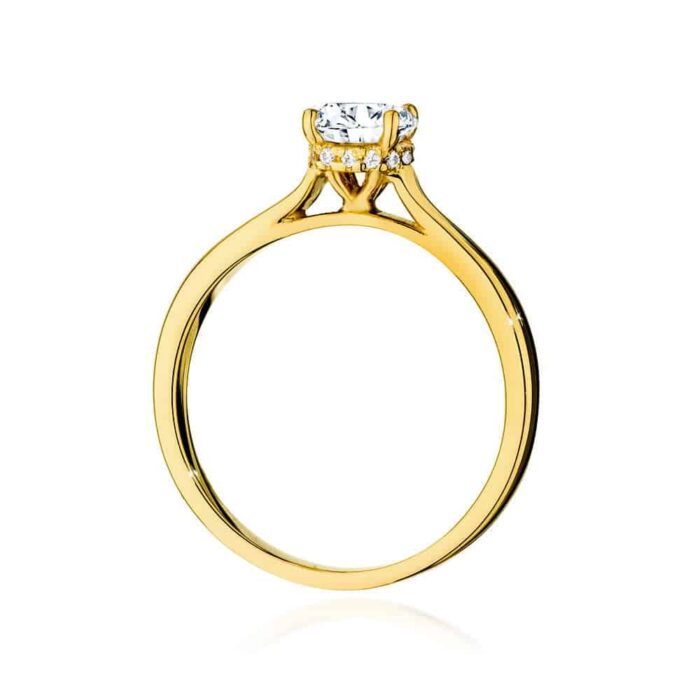 Inel Aur 14K cu Diamant 0.70 ct - Imagine 3