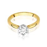 Inel Aur 14K cu Diamant 0.70 ct - Imagine 2