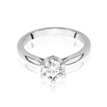 Inel Aur 14K cu Diamant 0.70 ct - Imagine 5