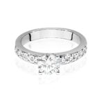 Inel Aur 14k cu Diamant 0.70 ct - Imagine 5