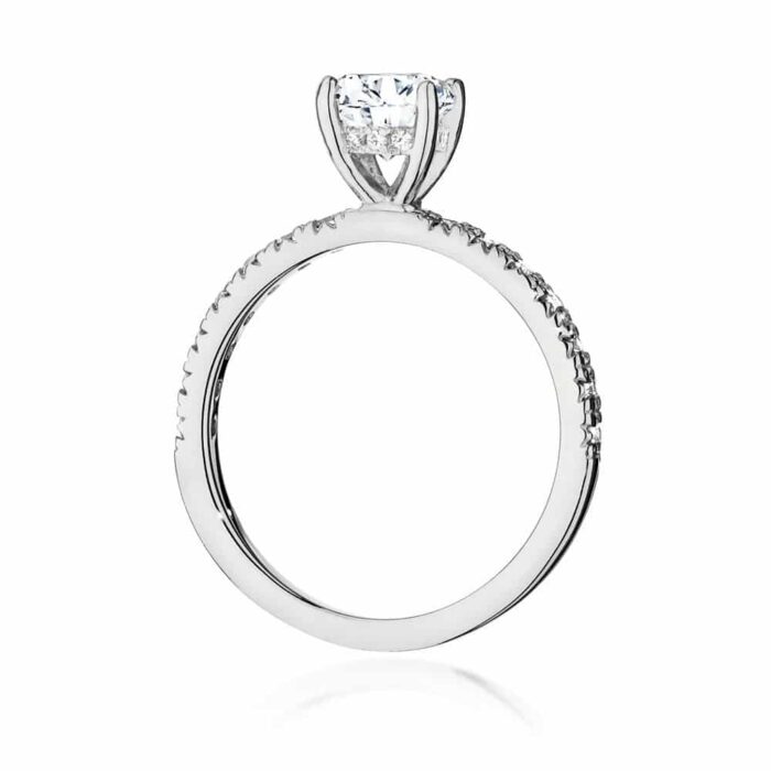 Inel Aur 14k cu Diamant 0.70 ct - Imagine 6