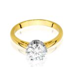 Inel Aur 14K cu Diamant 1.0 ct - Imagine 2