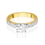 Inel Aur 14k cu Diamant 1.24 ct - Imagine 2