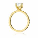 Inel Aur 14k cu Diamant 1.0 ct - Imagine 3