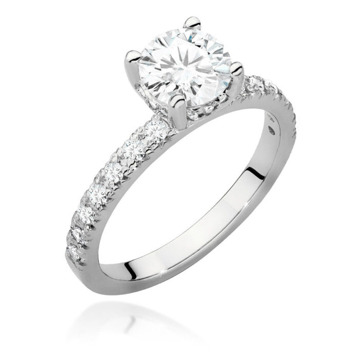 Inel Aur 14k cu Diamant 1.0 ct - Imagine 4